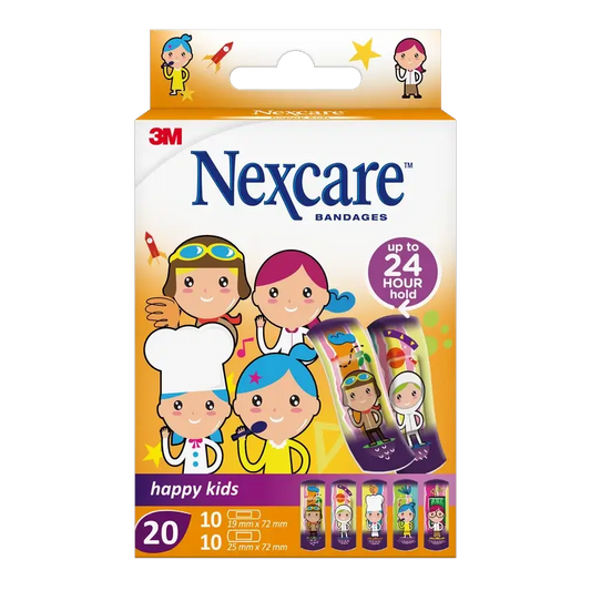 Nexcare Kids  Ochranné náplasti pre deti – motív povolania – zmiešaný sortiment, 20 kusov