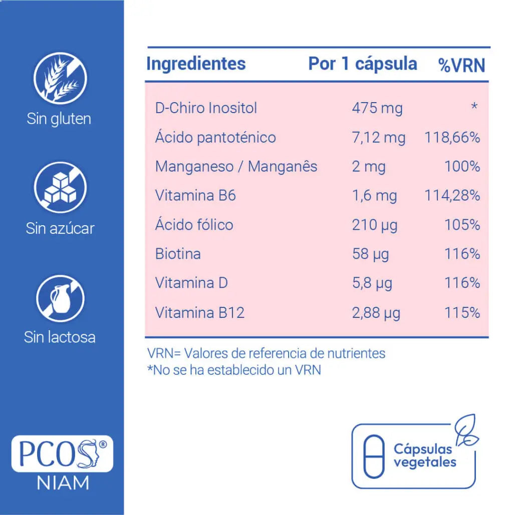 Niam PCOS, 30 kapsúl.