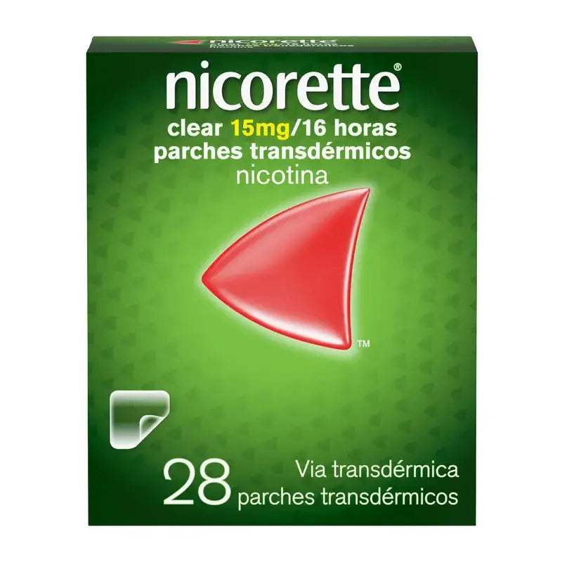Nicorette Clear 15 mg/16 h, 28 transdermálnych náplastí