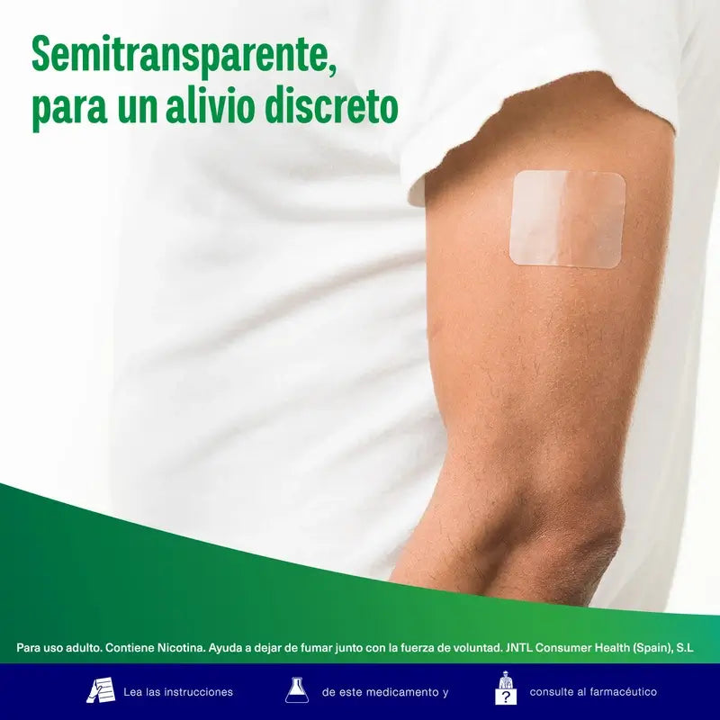 Nicorette Clear 15 mg/16 h, 28 transdermálnych náplastí
