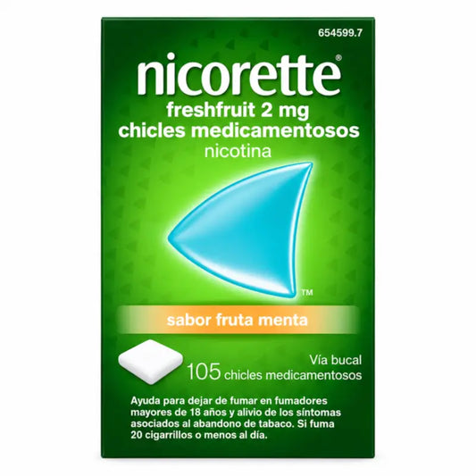 Nicorette Freshfruit 2 mg, 105 žuvačiek