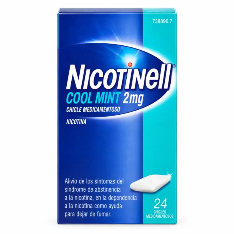 Nicotinell Cool Mint 2 mg, 24 liečivých žuvačiek