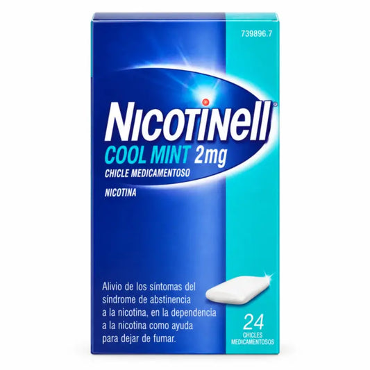Nicotinell Cool Mint 2 mg, 24 liečivých žuvačiek