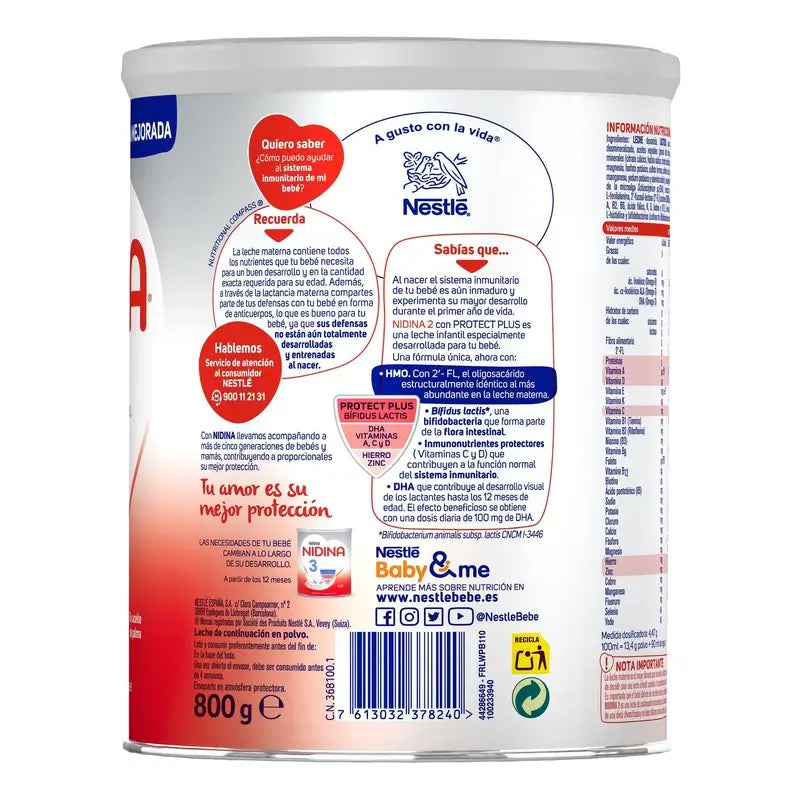 Nestlé Nidina 2, 800 g