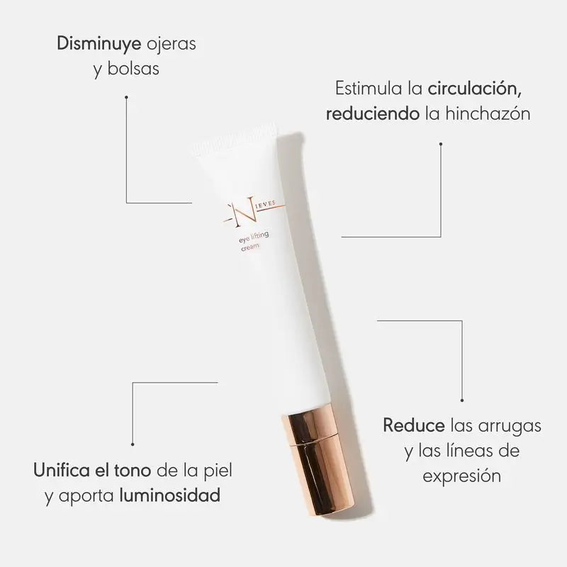 Nieves By Nieves Álvarez Zpevňujúci krém na okolie očí Eye Lifting Cream, 15 ml