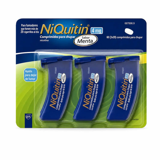 NiQuitin 4 mg mäta, 60 pastiliek na cmúľanie