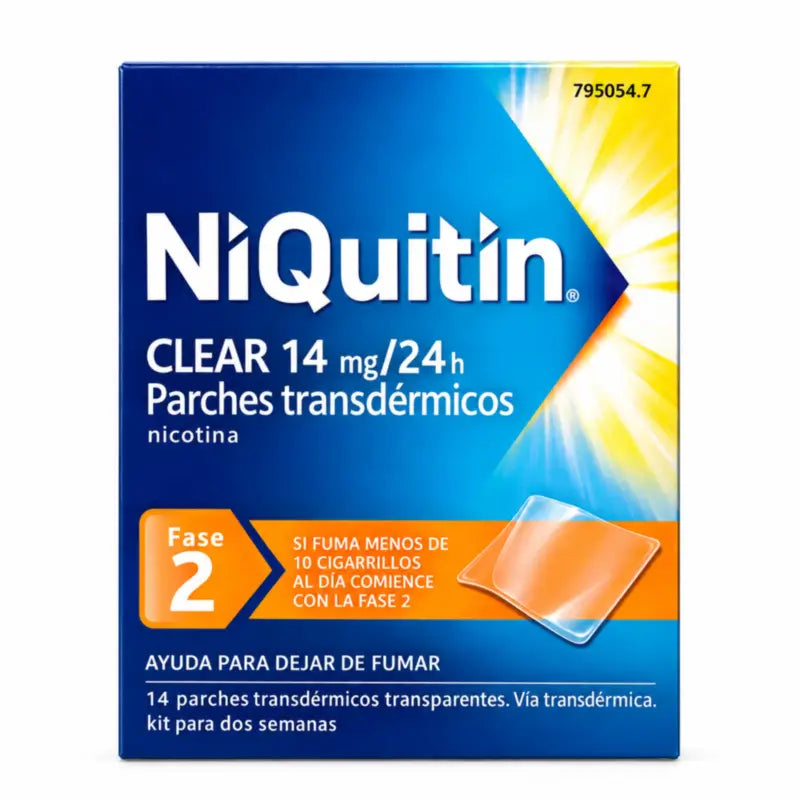 Niquitin Clear 14 mg, 14 transdermálnych náplastí