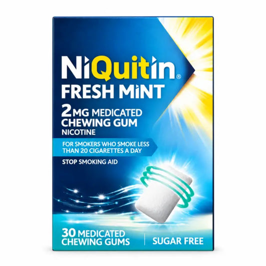 Niquitin Fresh Mint 2 mg, 30 žuvačiek