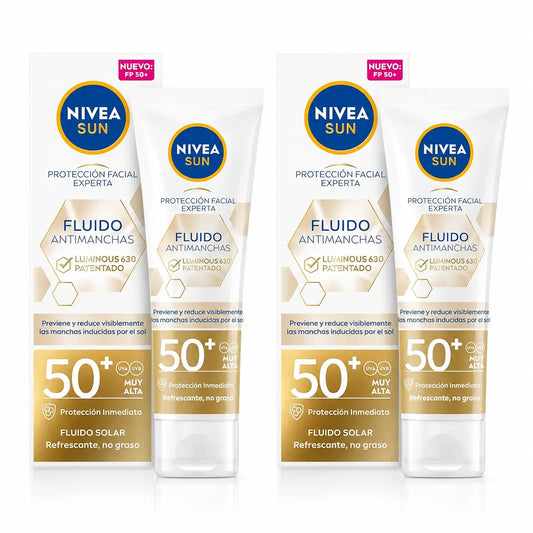 Nivea Sun Luminous 630 Opaľovací krém proti pigmentovým škvrnám SPF 50, 40 ml, balenie po 2 ks