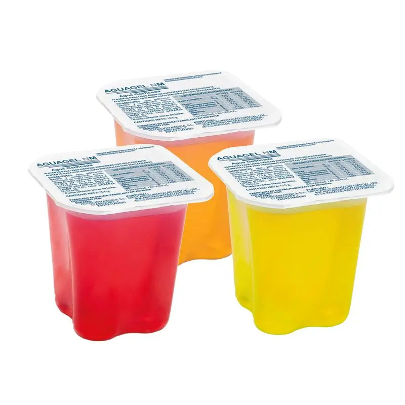 Aguagel  s príchuťou citróna, 125 g × 24 pohárikov, Cantabria Labs – medicínska výživa