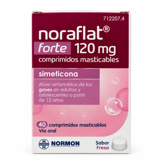 Noraflat Forte 120 mg, 40 tabliet