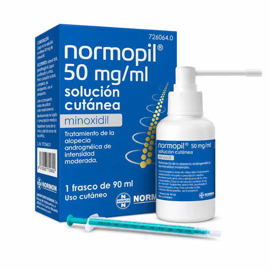 Normopil 50 mg/ml Minoxidil 1 fľaša kožný roztok, 90 ml