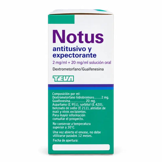 Notus – liek proti kašľu a na vykašliavanie, 200 ml