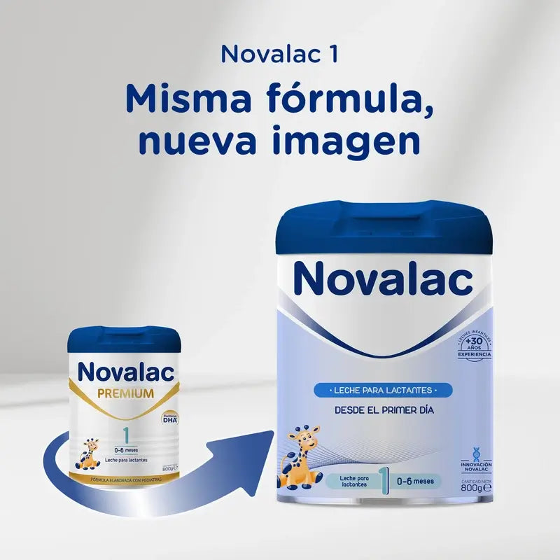 Novalac 1 Mlieko pre dojčatá, balenie 4 × 800 g