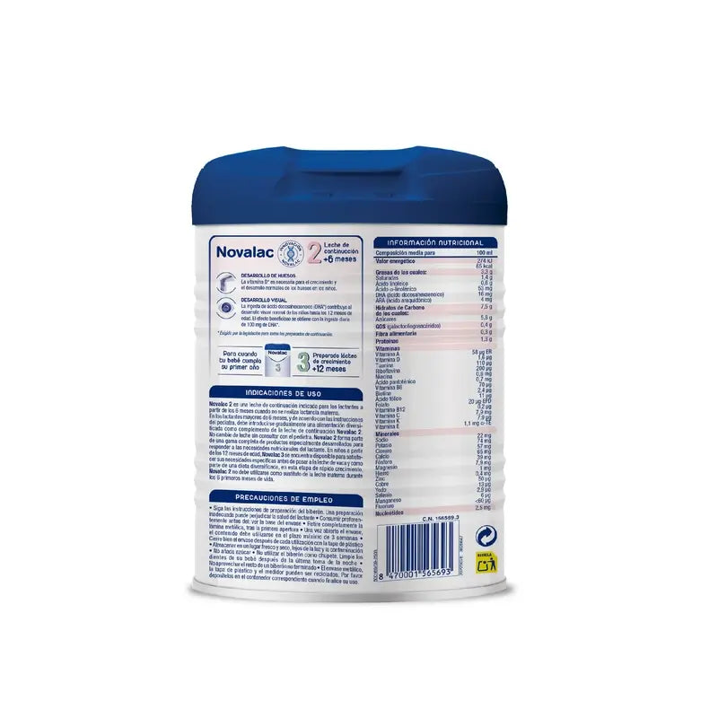 Novalac 2 – pokračovacie mlieko, 800 g