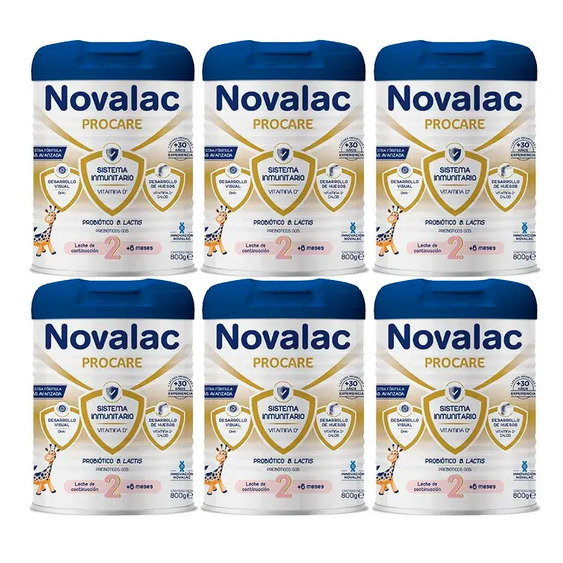 Novalac Proactive 2 – pokračovacie mlieko, 6 × 800 g