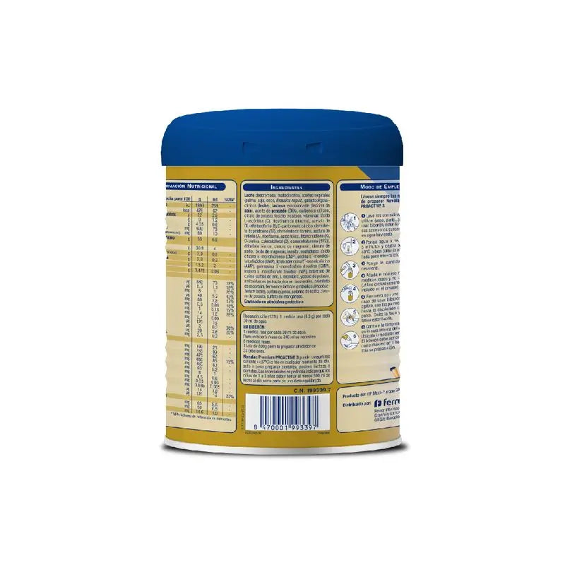 Novalac Premium Proactive 3 – rastové mlieko, 800 g