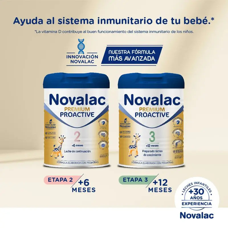 Novalac Premium Proactive 3 – rastové mlieko, 800 g