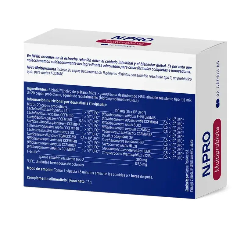 Npro Multiprobiota 30 Capsules