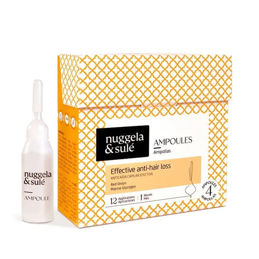 Nuggela & Sulé – balenie ampuliek proti vypadávaniu vlasov, 4 ampulky po 10 ml