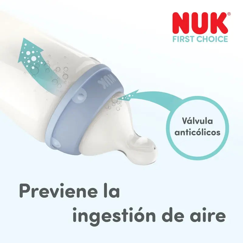 NUK First Choice+ Fľaša 150 ml, cumlík S 0m+, veľryba