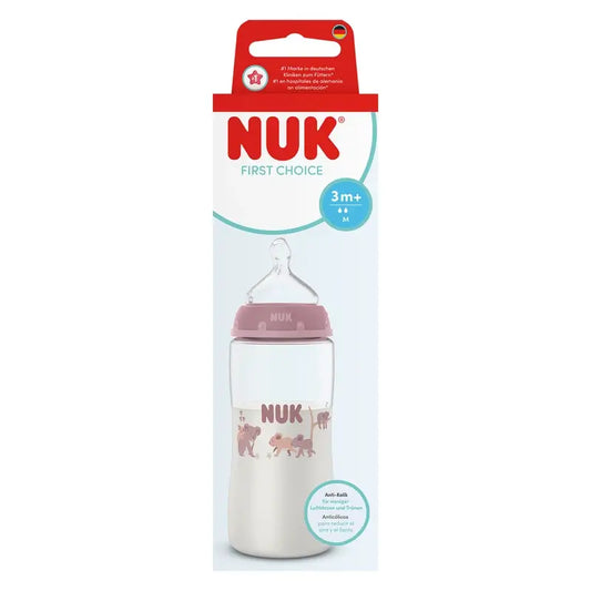 NUK First Choice+ Fľaša 300 ml, cumlík M, od 3 mesiacov, Koala