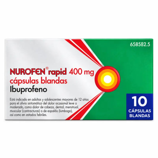 Nurofen Rapid 400 mg, 10 mäkkých kapsúl