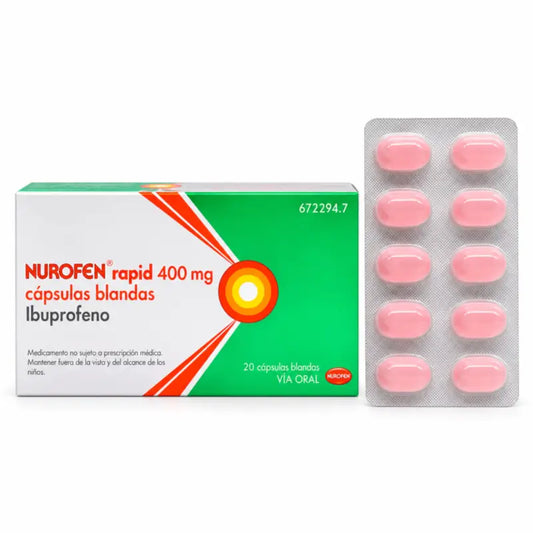Nurofen Rapid 400 mg, 20 mäkkých kapsúl
