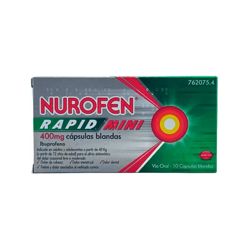 Nurofen Rapid Mini 400 mg, 10 mäkkých kapsúl