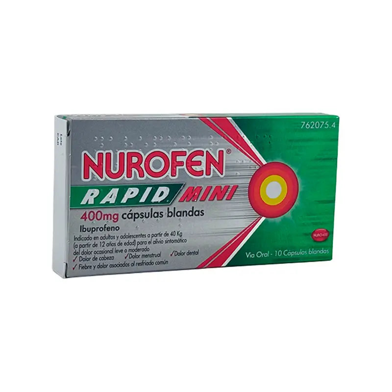 Nurofen Rapid Mini 400 mg, 10 mäkkých kapsúl
