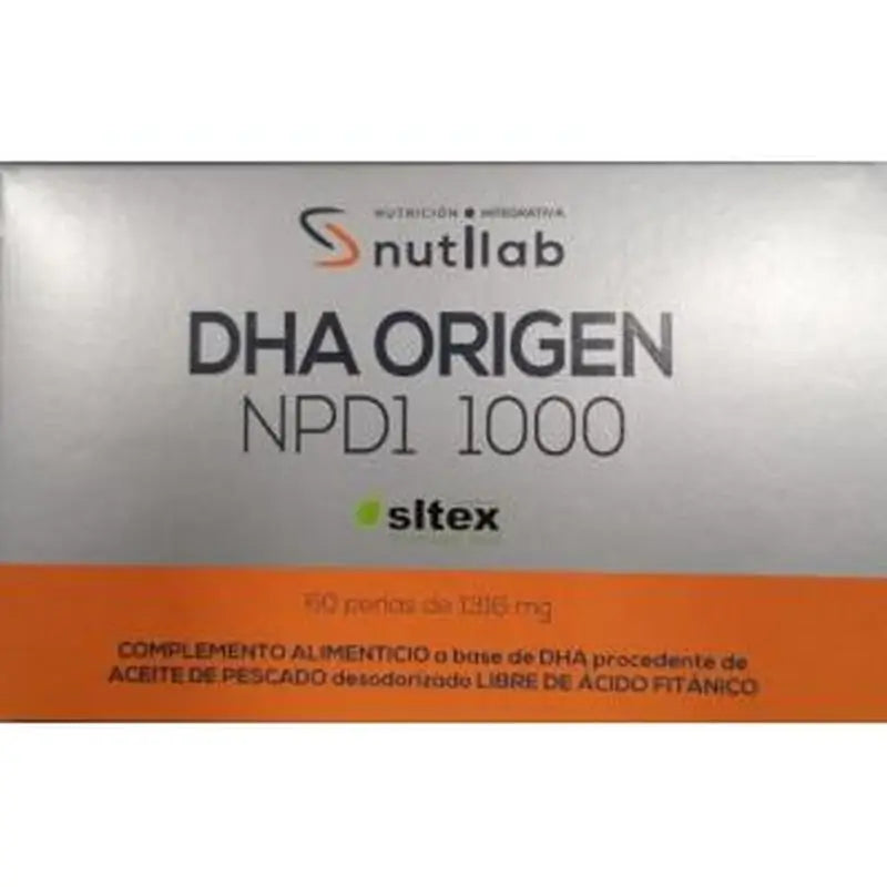 Nutilab Dha Origen Npd1 1000 Blister 60Pearls.