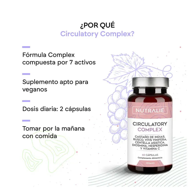Nutralie Circulatory Complex s diosmínom + hesperidínom, 60 kapsúl