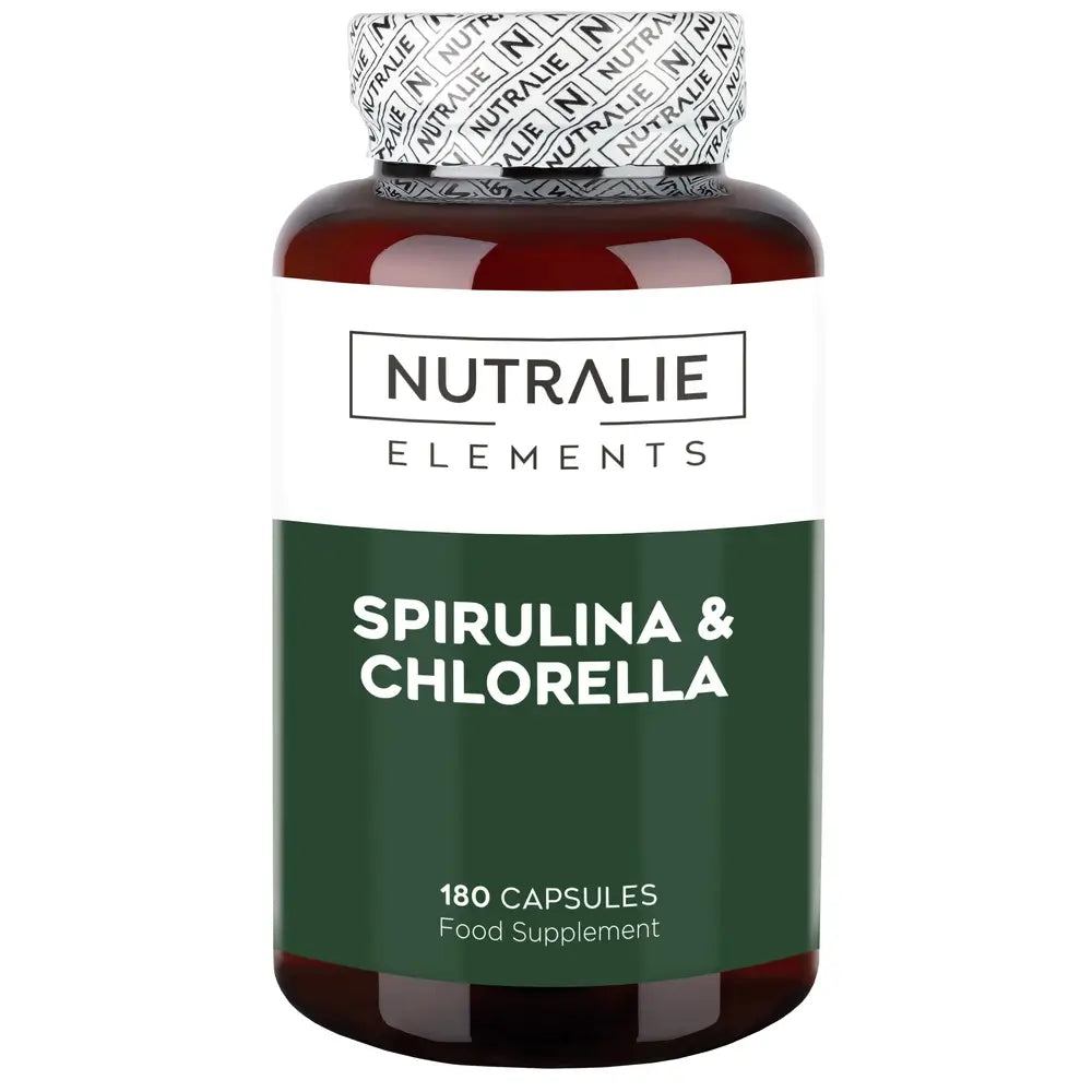 Nutralie Spirulina & Chlorella – Energia a sila 1800 mg, 180 kapsúl