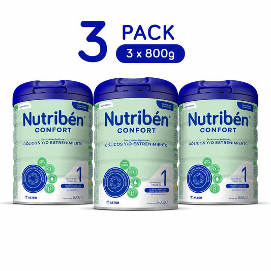 Nutribén Confort 1 Mlieko pre novorodencov, 3 x 800 g