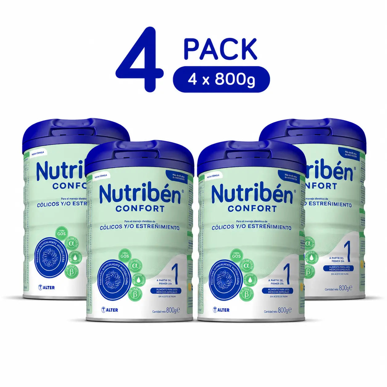 Nutribén Confort 1 Mlieko pre novorodencov, 4 x 800 g