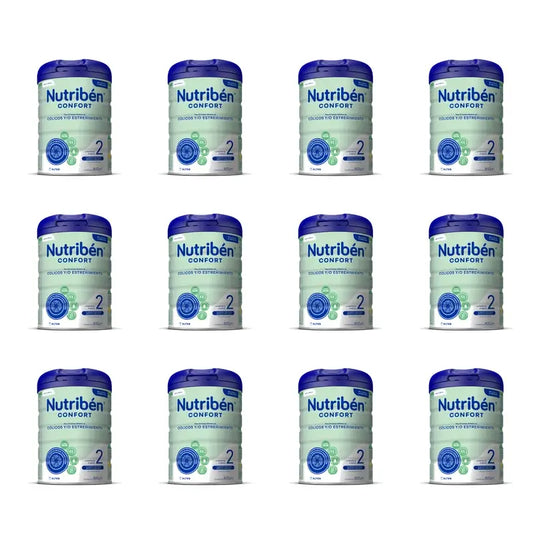 Nutribén Confort 2 – pokračovacie mlieko, 12 x 800 g