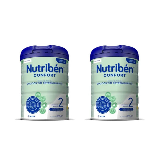 Nutribén Confort 2 – pokračovacie mlieko, 2 x 800 g