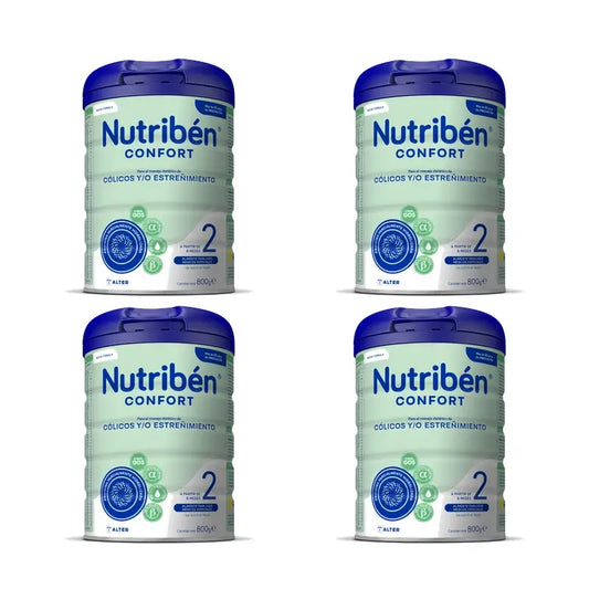 Nutribén Confort 2 – pokračovacie mlieko, 4 x 800 g
