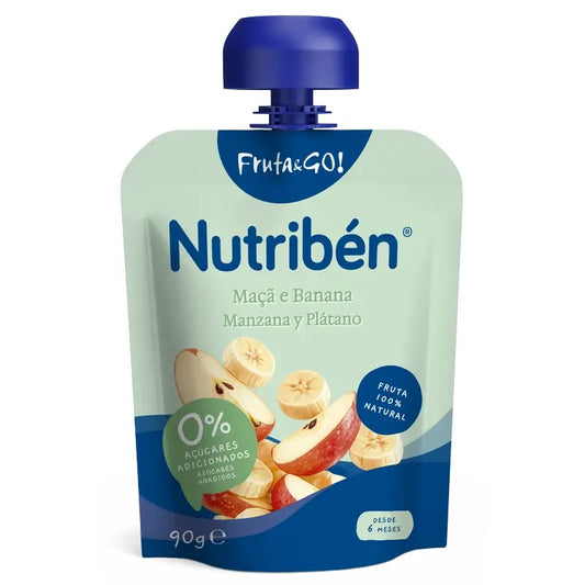 Nutriben Fruta&Go Jablko a banán 90 g