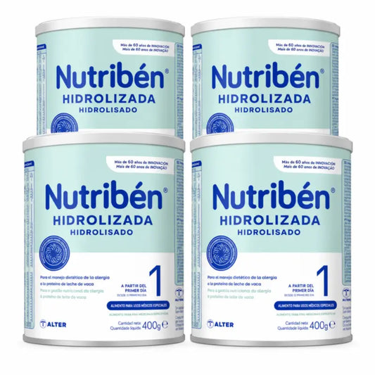 Nutribén Hidrolizované mlieko 1 – pre začiatok, 4 x 400 g