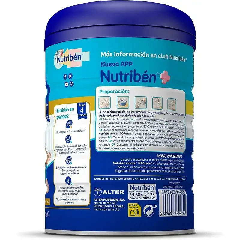 Nutribén Innova 1 Top Protein Mlieko pre dojčatá, 3 x 800 g