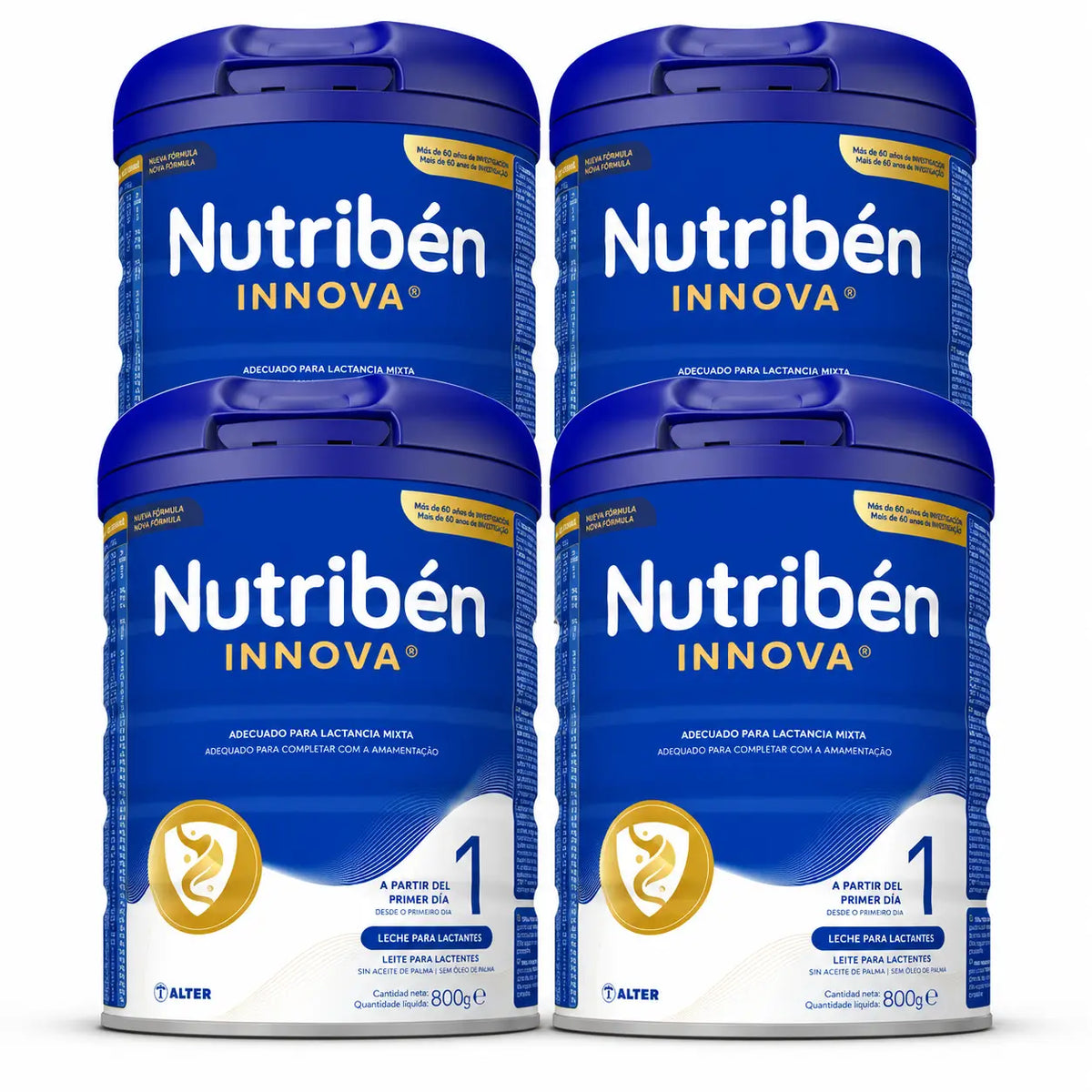 Nutribén Innova 1 Top Protein Mlieko pre novorodencov, 4 x 800 g