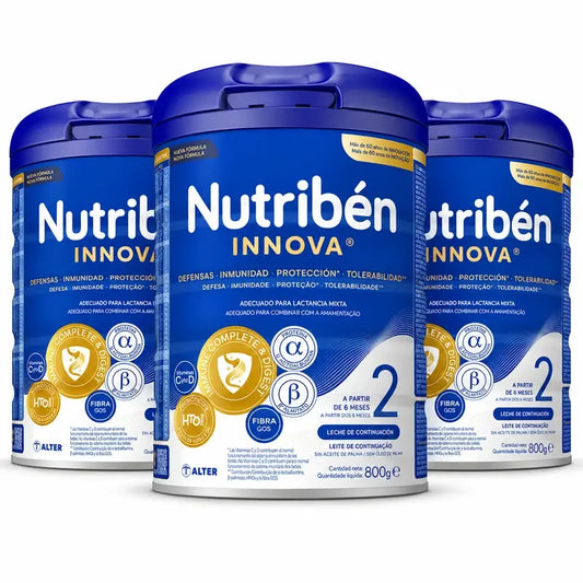 Nutribén Innova 2 – pokračovacie mlieko, 3 x 800 g