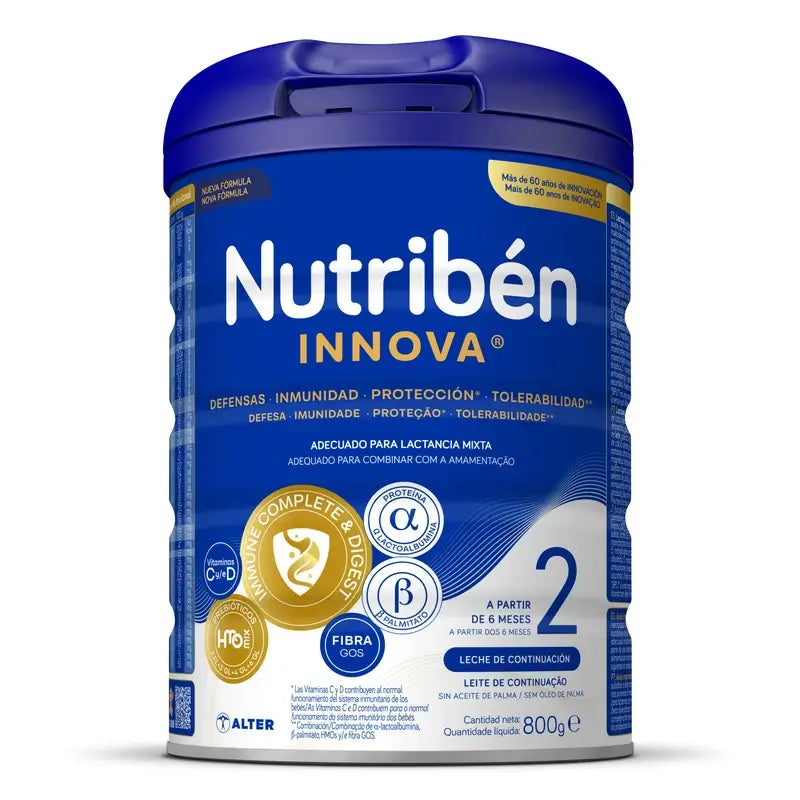 Nutribén Innova 2 – pokračovacie mlieko, 800 g