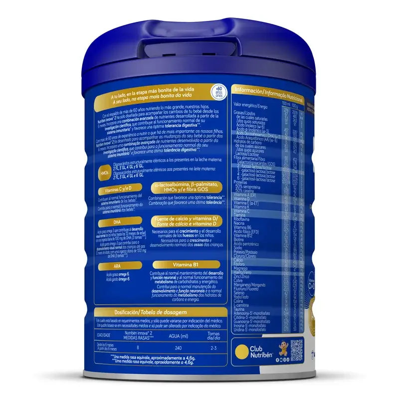 Nutribén Innova 2 – pokračovacie mlieko, 800 g