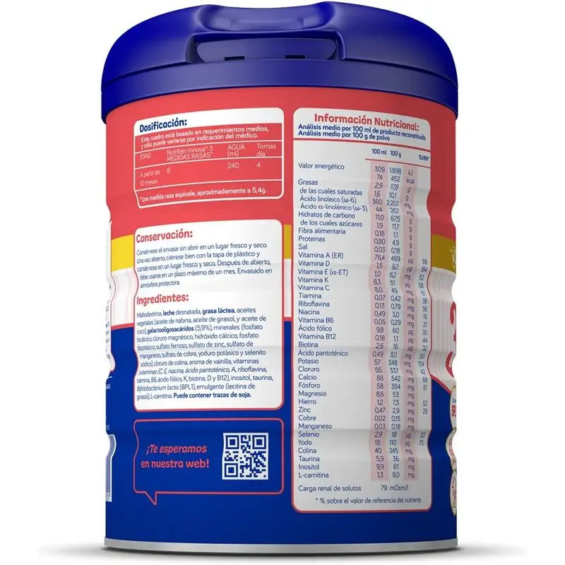 Nutribén Innova 3 Mlieko pre rast, 800 g