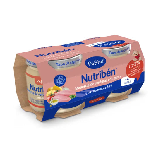 Nutriben – zeleninová polievka s morkou pre dojčatá, 2 x 120 g