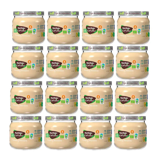 Nutriben – banánovo-jablkový detský pyré, 12 x 120 g