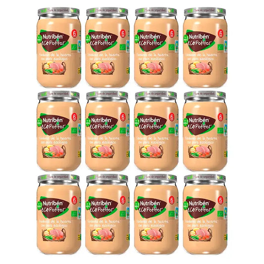 Nutriben Potito Eco – zelenina zo záhrady s morkou, 12 x 235 g