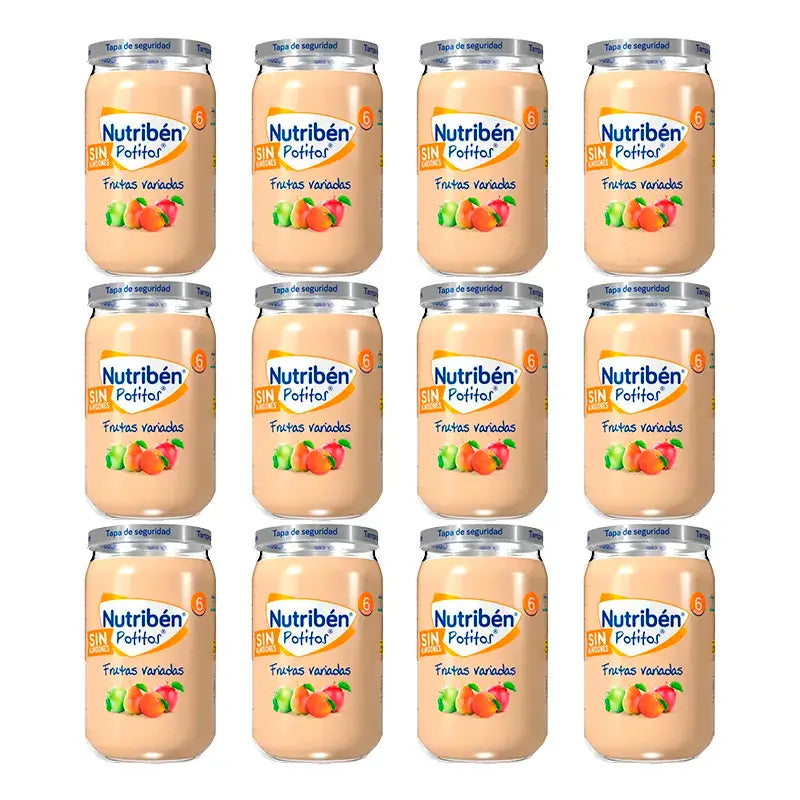 Nutriben Potito – zmes ovocia, 12 x 235 g
